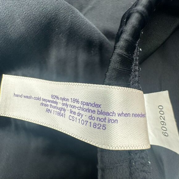 LANE BRYANT CACIQUE | Size 20 2X Black Stretch Side Slits Swim Skirt‎ Bottoms - Picture 6 of 7